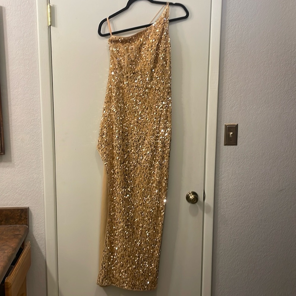 Stunning gold shimmery gown